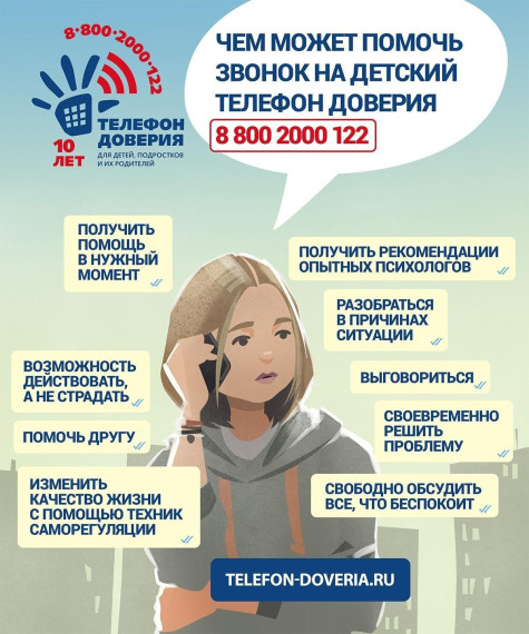 Телефон доверия: помните - безвыходных ситуаций не бывает!.